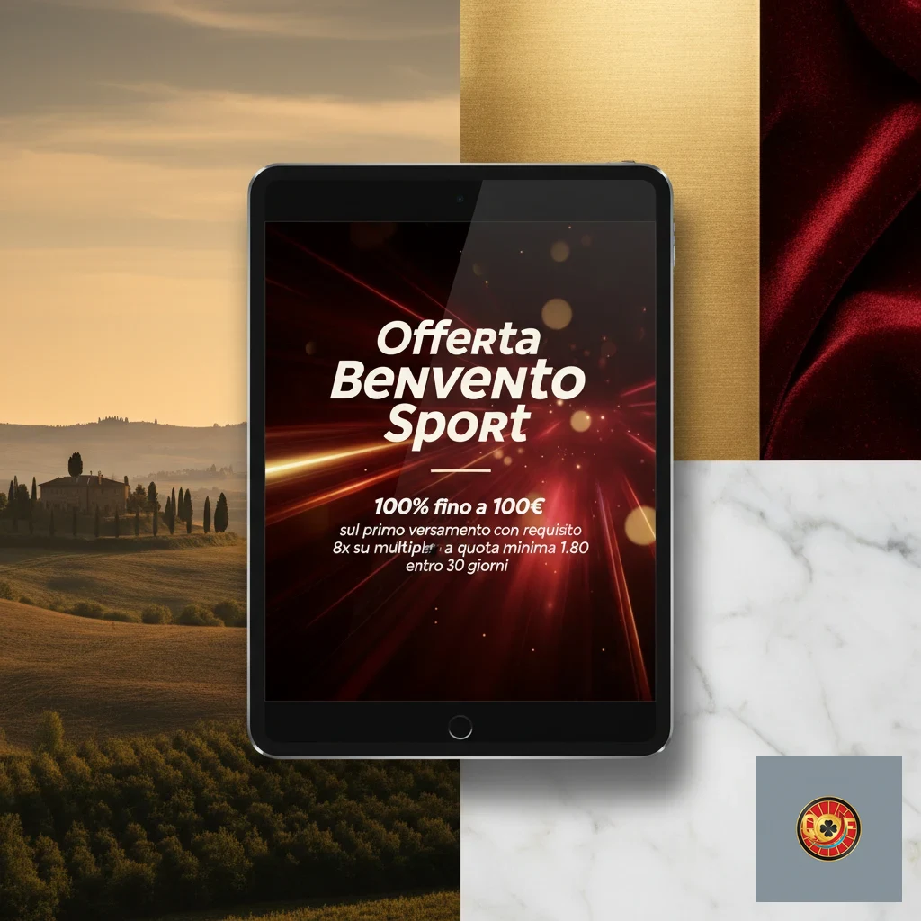 Scheda promozionale del bonus scommesse di benvenuto