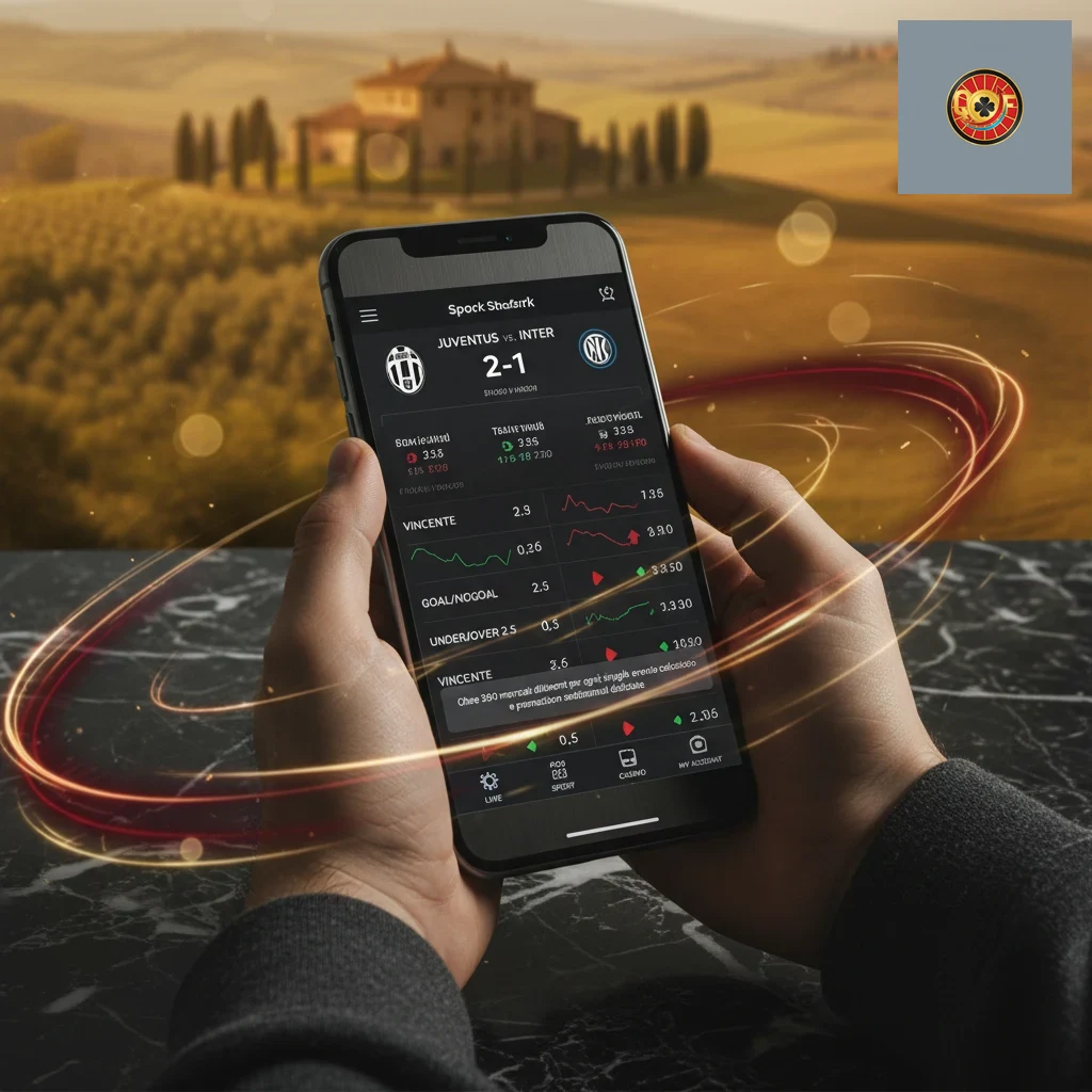 Dettaglio mercati statistici su app Planetwin365 per dispositivi mobili